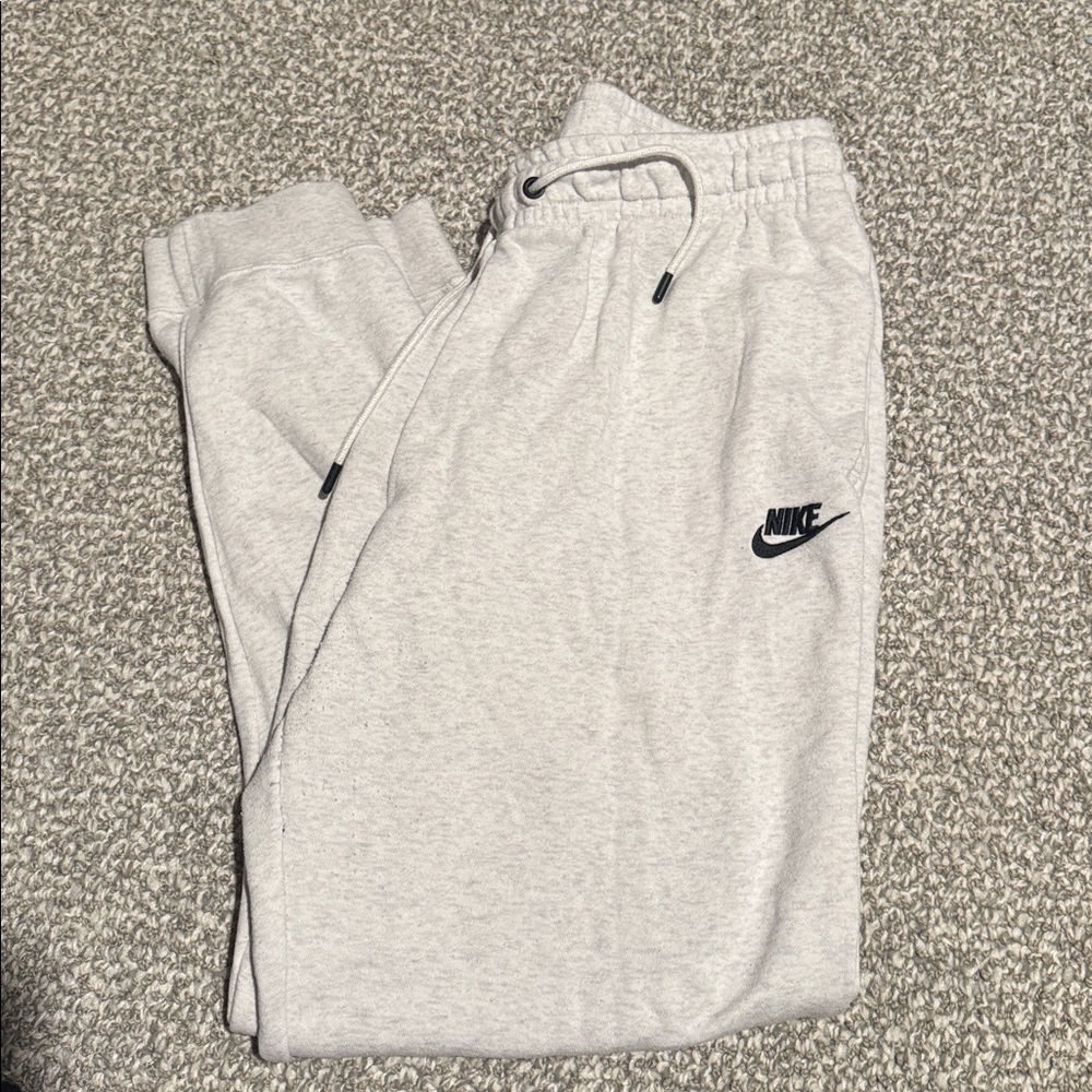 Nike White Joggers